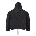 BLACK MIXED PRINTED VINTAGE HOODIE