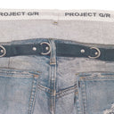 BLUE TROMPE-L'ŒIL DENIM JEANS