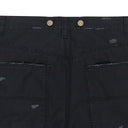 BLACK DISTRESSED PATCH WORK SWEATPANTS