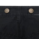 BLACK DISTRESSED PATCH WORK SWEATPANTS