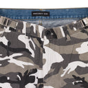CAMO/BLUE HYBRID SKINNY JEANS