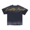 NAVY LOCALLY HATED WASHED T-SHIRT