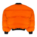 BLACK REVERSIBLE PUFFER BOMBER JACKET