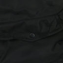 BLACK REVERSIBLE PUFFER BOMBER JACKET