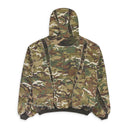 CAMO REWORKED HOODED BOMBER JACKET