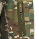 CAMO REWORKED HOODED BOMBER JACKET