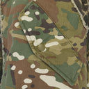 CAMO REWORKED HOODED BOMBER JACKET