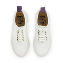 WHITE MOTHER CANVAS SNEAKERS