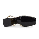 GOLD 70S STRAPPY SANDALS