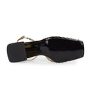 GOLD 70S STRAPPY SANDALS