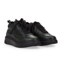 GREEN LACE UP W/ NEOPRENE SNEAKERS