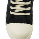 BLACK FURRY RAMONE SNEAKERS