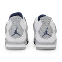 4 MIDNIGHT NAVY/WHITE SNEAKERS