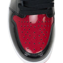 BLACK/RED PATENT BRED 1 SNEAKERS