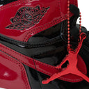 BLACK/RED PATENT BRED 1 SNEAKERS
