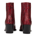 RED MARIA ANKLE BOOTS