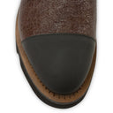 BROWN DOUBLE BUCKLE OXFORDS