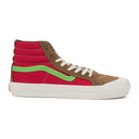 RED/BROWN/GREEN V-OG STYLE 138 LX SNEAKERS