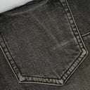 GREY DIRTY RESIN BLOWOUT SKINNY JEANS