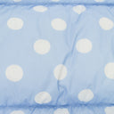 POLKA DOT PUFFER COAT PURPLE/WHITE DOWN PUFFER