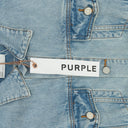 LIGHT EMBROIDERED OVERSIZED JACKET Indigo DENIM JACKETS