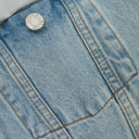 LIGHT EMBROIDERED OVERSIZED JACKET Indigo DENIM JACKETS