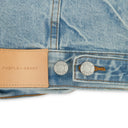 LIGHT EMBROIDERED OVERSIZED JACKET Indigo DENIM JACKETS