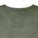 GREEN TEXTURED INSIDE OUT TEE T-SHIRT