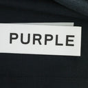 BLACK TEXTURED INSIDE OUT TEE T-SHIRT