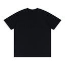 BLACK MERCERIZED JERSEY SS TEE T-SHIRT
