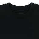 BLACK MERCERIZED JERSEY SS TEE T-SHIRT