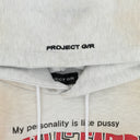 GRAY DIRTY MELANGE REWORKED SPORT HOODIE