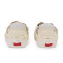 WHITE U CLASSIC SLIP-ON BRICOLAGE LX SNEAKERS