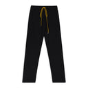 BLACK/CREME/YELLOW RAYON CASUAL PANTS