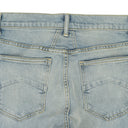 LIGHT BLUE DENIM STRAIGHT-FIT JEANS