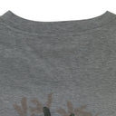 GREY SHORT SLEEVE CREWNECK T-SHIRT