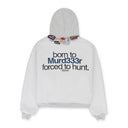 NWT GREEDY UNIT x MURD333R.FM GREY DOUBLE LAYERED HOODIE SIZE XXL $1000