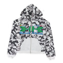 NWT GREEDY UNIT x MURD333R.FM WHITE CAMO DOUBLE LAYERED HOODIE SIZE XXL $1000