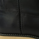 BLACK PULL ON CASUAL BOOTS