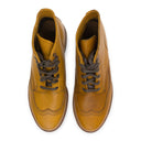 BROWN ADDISON 1000 MILE WINGTIP ANKLE BOOTS