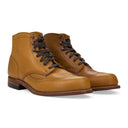 BROWN ADDISON 1000 MILE WINGTIP ANKLE BOOTS