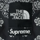 BLACK NORTH FACE BANDANA HOODIE
