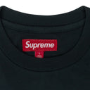 BLACK CLASSIC SCRIPT WASHED T-SHIRT