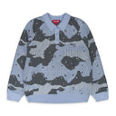 BLUE SMALL BOX LOGO HOODIE