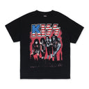 BLACK VINTAGE AMERICAN KISS T-SHIRT
