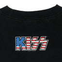 BLACK VINTAGE AMERICAN KISS T-SHIRT