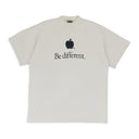 CREAM/BLACK APPLE T-SHIRT