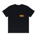 TEXTURED JERSEY SHORT SLEEVE TEE Black T-SHIRTS