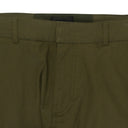 GREEN ZIPPER SKINNY JEANS