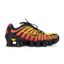 BLACK/ORANGE SHOX TL SNEAKERS